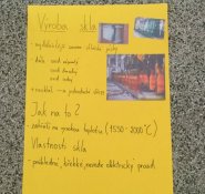 Plakát - Výroba skla