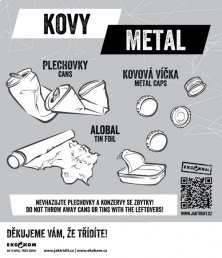 Samolepka odolná kovy (26x30cm)