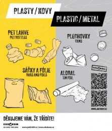 Samolepka odolná mutikomodita plast+kovy (26x30cm)