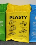 Sada 3ks velkých tašek na třídění odpadu